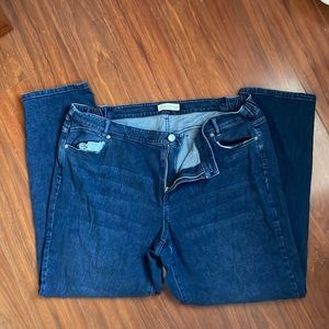 J jill  jeans with side elastic at the waist